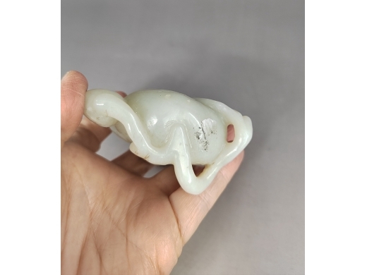 白玉福寿摆件