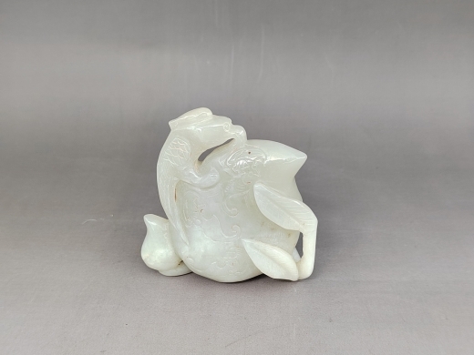 白玉福寿摆件