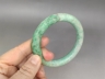 翡翠飘绿圆手镯