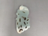 玉雕灵芝纹挂件
