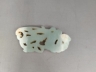 玉雕灵芝纹挂件