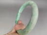 翡翠飘绿圆手镯