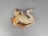 玉胡人献宝把件