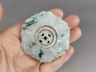 翡翠飘花转心佩