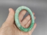 翡翠飘绿圆手镯