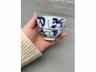 青花灵芝纹茶盏