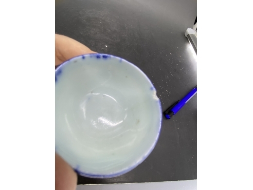 青花小酒杯一组四个