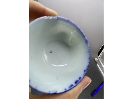 青花小酒杯一组四个