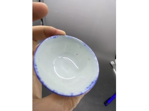 青花小酒杯一组四个