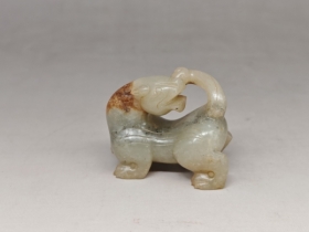 玉瑞兽把件