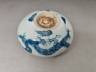 青花开片龙纹笔洗