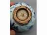 青花缠枝凤纹斗笠碗