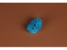 仿蓝宝石琉璃双獾扇坠