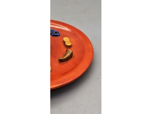 粉彩和合二仙香插