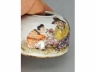 粉彩渊明爱菊水盂
