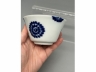 青花团菊纹茶盏
