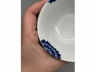青花团菊纹茶盏